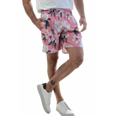 Imagem de Short Masculino Ixória Praia Estampado Elastano Floral-Masculino