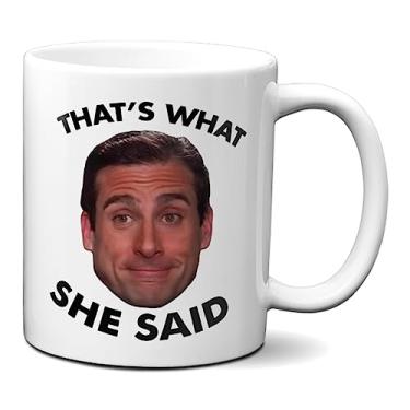 Imagem de Minha Caneca Caneca Engraçada That’s What She Said Presente The Office 325ml Porcelana Reutilizável