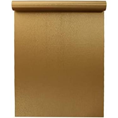 Imagem de Adesivo Autoadesivo Folha De Ouro Porta De Vidro Autoadesivo Decoração Aço Inox Metal Escovado Adesivo Geladeira Renovação,Ouro,40cm X 3m,Constructive23