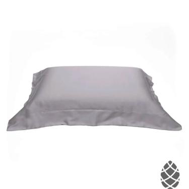 Imagem de Fronha Avulsa Cetim 300 Fios Buettner 50x90cm Platine Branca