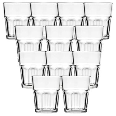 Imagem de Jogo de Copos Bristol 200ml Copo Vidro Agua 12 Unidades Kit