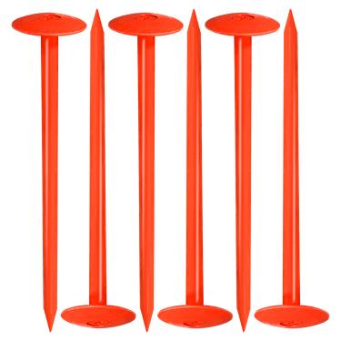 Imagem de FEBTECH - Marcador de tanque séptico - 5,8 cm x 17,78 cm - Marcadores de linha de propriedade adequados para proteger sua fossa séptica e limites de propriedade com estacas de levantamento sólidas e