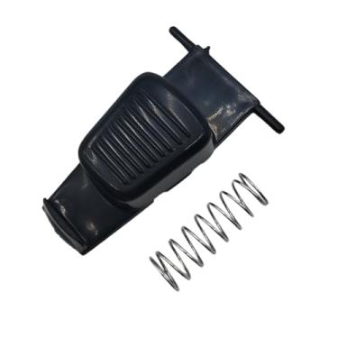 Imagem de Botão Trava Tecla Preta do Reservatório com Mola Compatível com Aspirador WAP High Speed FW006532