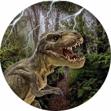 Imagem de Painel Redondo 3D Sublimado Dinossauro Frd-3466