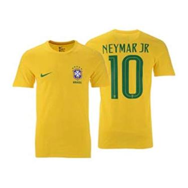 Imagem de Nike Camiseta masculina de futebol brasileiro, Neymar, Verde, XX-Large