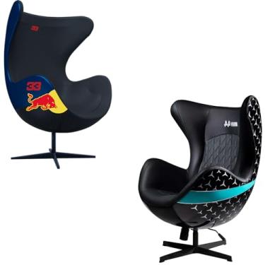 Imagem de Conjunto Poltronas Decorativas Egg Chair RB Nº33/Hamilton Nº44 G53 - Gran Belo