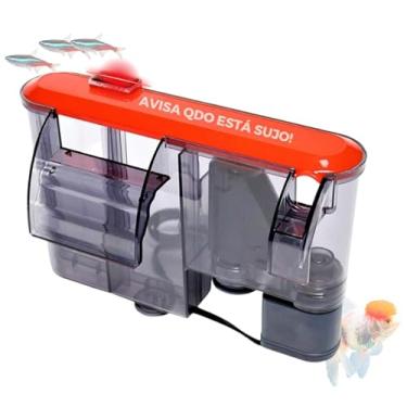 Imagem de Filtro Externo Para Aquario - Nova Tecnologia que Avisa Quando Está Sujo - 110v