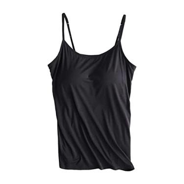 Imagem de Camiseta regata feminina estilo nadador com estampa estampada para sair, camiseta Y2K, blusa de verão, boêmio, colete de festa, Preto, G