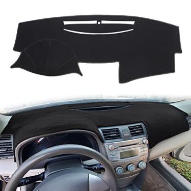 Imagem de Capa de painel de carpete para carro HanLanKa, tapete para painel adequado para Toyota Camry 2007 2008 2009 2010 2011 (preto)