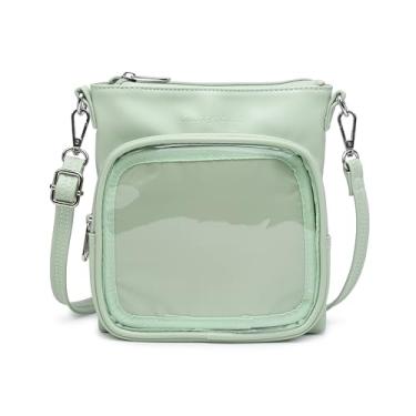 Imagem de CHERRY SAUCE Bolsa tiracolo Ita Bag Mini bolsa pequena bolsa de ombro para exibição de anime, Verde
