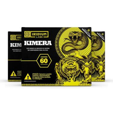 Imagem de Kimera Thermo - 60 Comps - Kit 3 caixas - Termogênico  Iridium Labs-Unissex