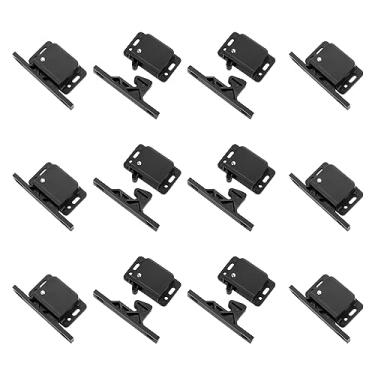 Imagem de Travas e pegadores de armário para trailer/trava de gaveta universal de empurrar para fechar, à prova de bebês ou gatos, ideal para motorcoach, trailer, trailer, casa, substituição OEM (12)