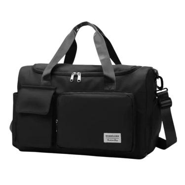 Imagem de Bolsa mala de mão 10kg feminina bordo viagem grande - preta