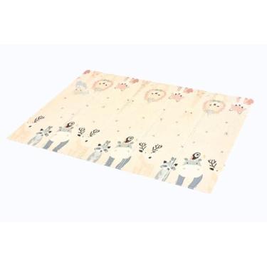 Imagem de Tapete Infantil Tatame Dobrável Dupla Face Bebê Portátil - Animais