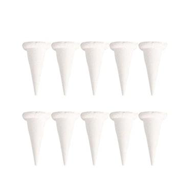 Imagem de 10x pregos refratários cerâmicos do apoio, acessórios da, pregos do apoio do disparo da do suporte da alumina para o esmalte da flor de, pequeno