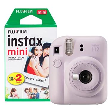 Imagem de instax Câmera instantânea Fujifilm Mini 12 com pacote de 20 fotos - roxo lilás