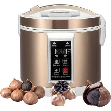 Imagem de Máquina fermentadora de alho preto (6/7,5L), design em camadas + prateleira de aço inoxidável, fermentação rápida de 7 dias + secagem programada + memória desligada, para iogurte, natto, vin