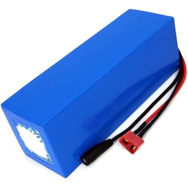 Imagem de Bateria elétrica de lon de lítio 24V 36V 48V 10AH 12AH 15AH 20AH 30AH Placa de proteção BMS de íon de lítio à prova d'água de alta potência para 200W 400W 500W 800W 1000W Motor XT60/Tplug 48
