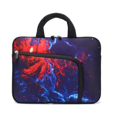 Imagem de Capa para laptop de 11,6 a 12,5 polegadas com dois bolsos - Chromebook, Ultrabook, notebook, tablet, capa de neoprene para homens e mulheres - Serve para Apple MacBook Air, Samsung, Acer, HP, Dell