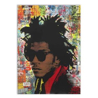 Imagem de Placa Decorativa Jean Michel Basquiat Pop Art Decoração