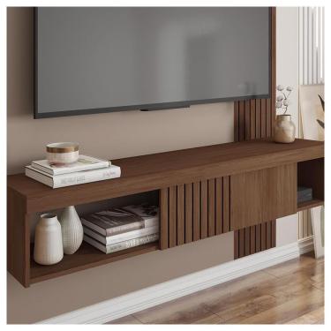 Imagem de Painel Para Tv Até 55 Polegadas Marrom Moon Caemmun