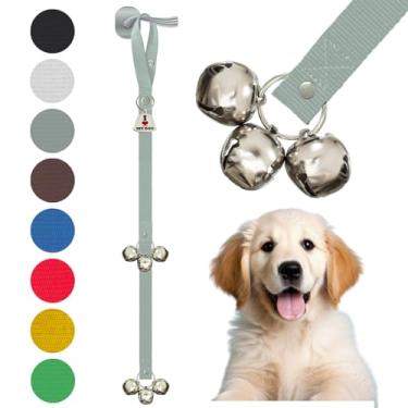 Imagem de Caldwell's Sino de penico original para cães para treinamento de porta de sino de cachorro – Sinos de treinamento de cães fofos para cães tocarem para sair – Campainha para treinamento de banheiro de cachorro – Sinos de porta de cachorro para treinamento de penico