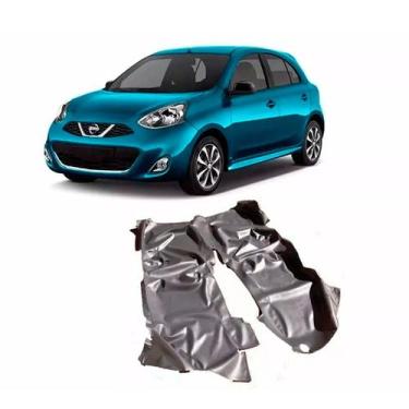 Imagem de  Tapete carpete assoalho vinil fosco Nissan March ate 2021 - AUTO CAPA