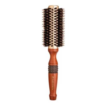 Imagem de Escova Cabelo Wood 55mm Thermal Metallic Classic Marco Boni, Marrom