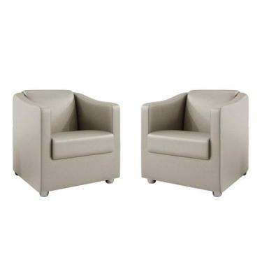 Imagem de Kit 2 Poltronas Tina para Clínica de Estética Recepção Corano Escolha 