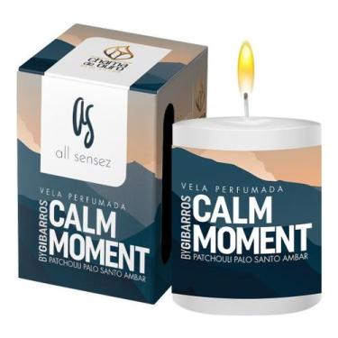 Imagem de Vela Aromática Perfumada 60g - Calm Moment By Gi Barros Aromaterapia -