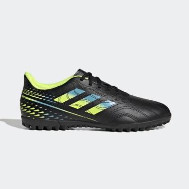 Imagem de Chuteira Masculina Society Copa Sense.4 Adidas Preto E Verde, Preto, A
