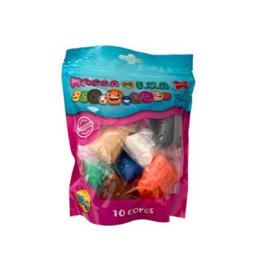 Imagem de Massinha de E.V.A 10 Cores  50G   - MAKE+