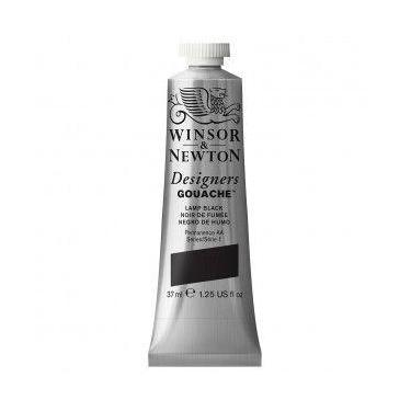 Imagem de Guache Winsor & Newton Designers 37ml S1 337 Lamp Black - WINSOR NEWTO