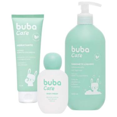Imagem de Kit Bebê Sabonete Líquido 400ml Colônia Baby Fresh Hidratante Corporal