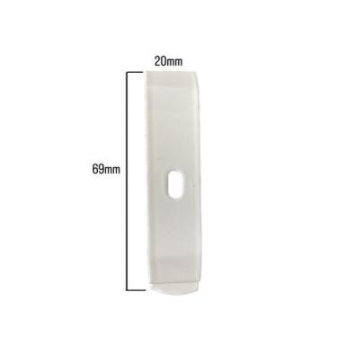 Imagem de Kit 10 presilhas para trilho suíço triplo teto/cortineiro - DECOR LIDE