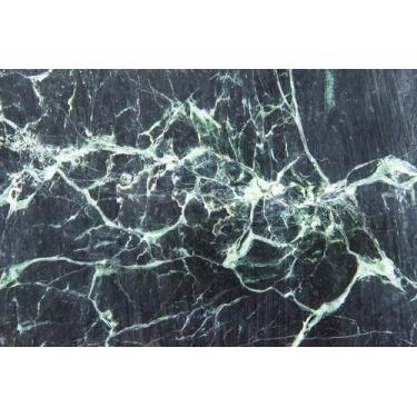 Imagem de Papel de Parede Autocolante Mármore Azul com detalhes em Verde - Vinil
