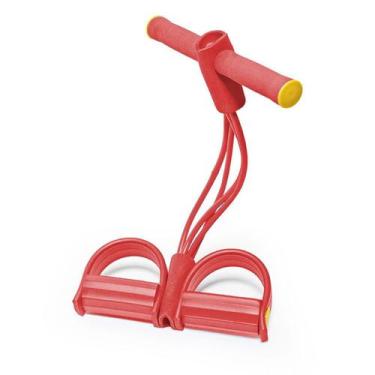 Imagem de Extensor Elástico Pedal Gold Sports Pro Power, Unissex, Vermelho, Únic