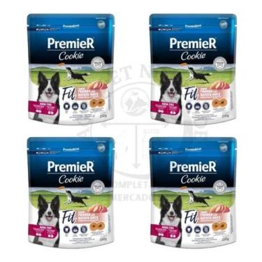 Imagem de Cookie Premier Pet Fit Frango Com Batata Doce Cães Kit 4un - PremieR C