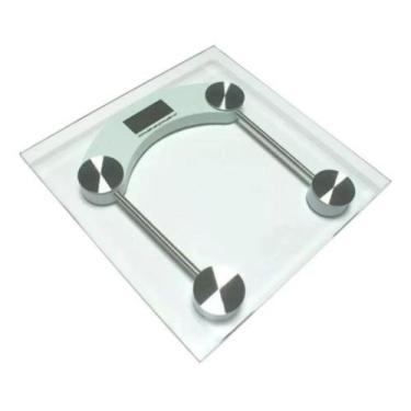 Imagem de Balança Digital Corporal Vidro Temperado Banheiro/Piso Academias 180kg