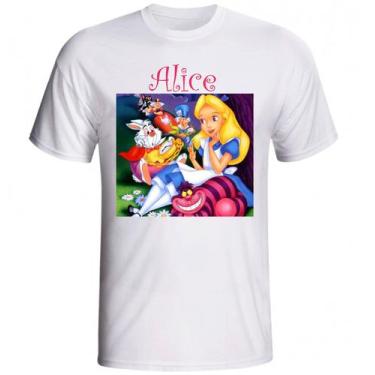 Imagem de Camiseta personalizada tema alice no pais das maravilhas - Dom João