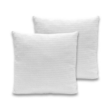 Imagem de Kit 2 Capas de Almofadas Piquet Favinho 40x40 C/ Zíper - Dryka Enxovai