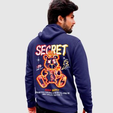 Imagem de Blusa Moletom Genuine Grit Masculina Estampada Algodão 30.1 Secret Kee