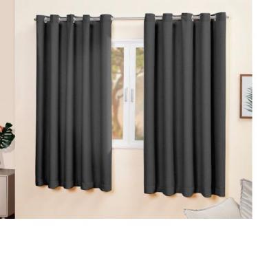 Imagem de Cortina para Sala ou Quarto Blackout Tecido Eliós Cromado 3,00m x 1,80
