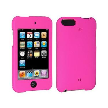 Imagem de Amzer Capa rígida de cristal de encaixe emborrachado para iPod Touch 2G, 3G (rosa)