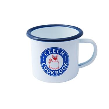 Imagem de Czech Cookbook Caneca esmaltada 340 g (azul escuro)