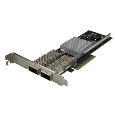 Imagem de StarTech.com Placa NIC de duas portas QSFP+ servidor - Chip Intel XL710 - 40 gb NIC - Placa de rede PCIe - Placa de interface de rede - Servidor NIC (PEX40GQSFDPI)