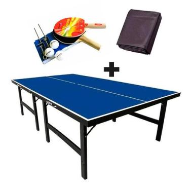 Imagem de MESA DE PING PONG MDF 18mm 1019 KLOPF + KIT Completo 5030 + Capa Para 