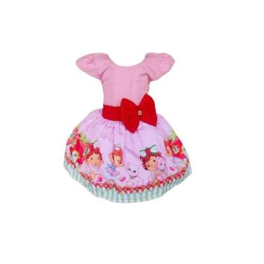 Imagem de Vestido Temático Infantl Moranguinho Baby - NALU_KIDS, 4, Rosa
