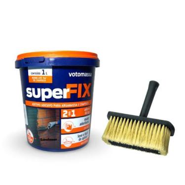Imagem de Aditivo Para Chapisco Argamassa Superfix 1L + Broxa - Votomassa