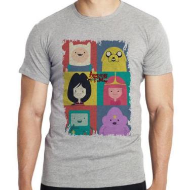 Imagem de Camiseta Adventure Time moldura Blusa criança infantil juvenil adulto 